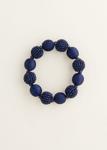 Phase Eight Beaded Stretch Jewellery Navy Australia | QY5698314